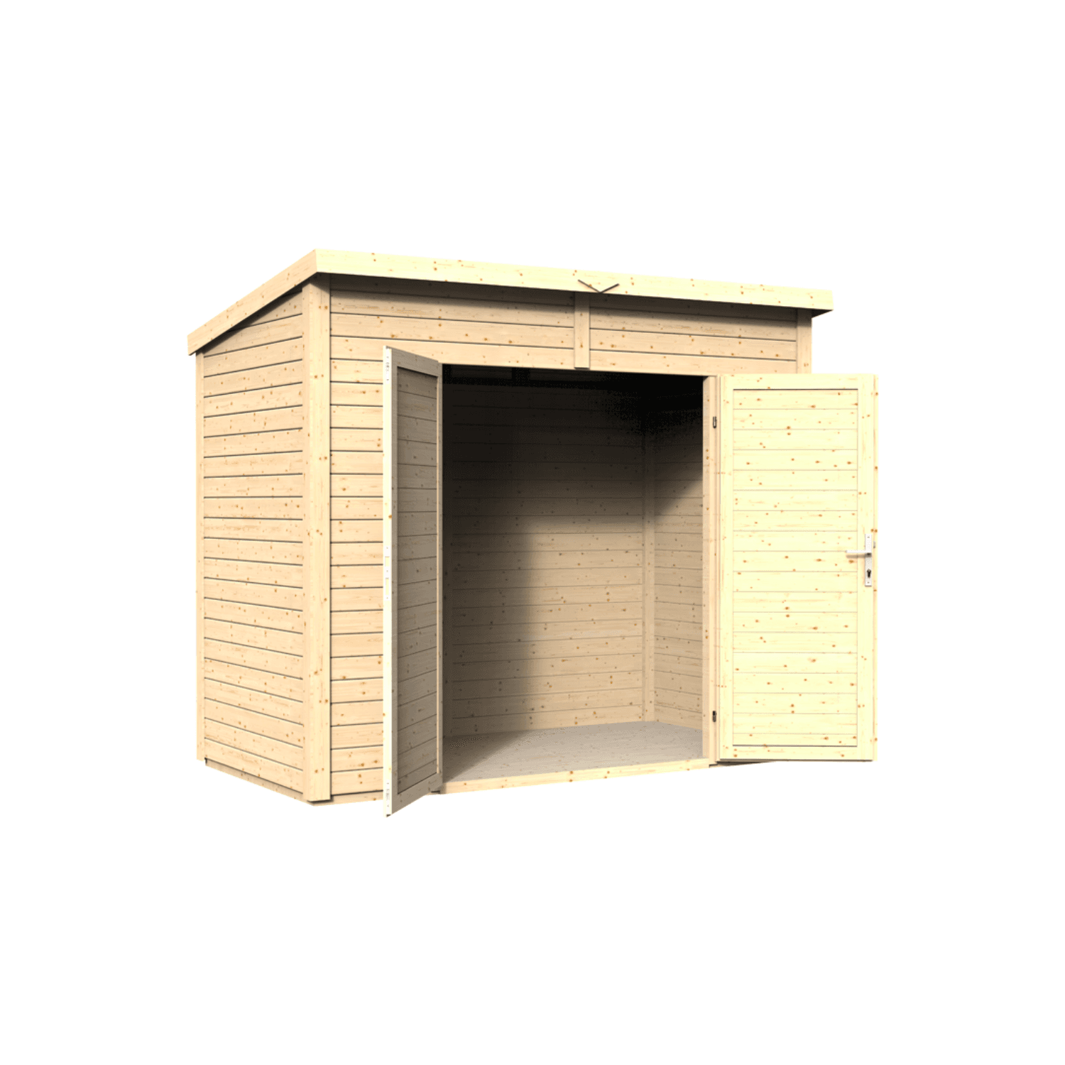 Abri de jardin bois Midway – 244 x 121 cm — miniature 2