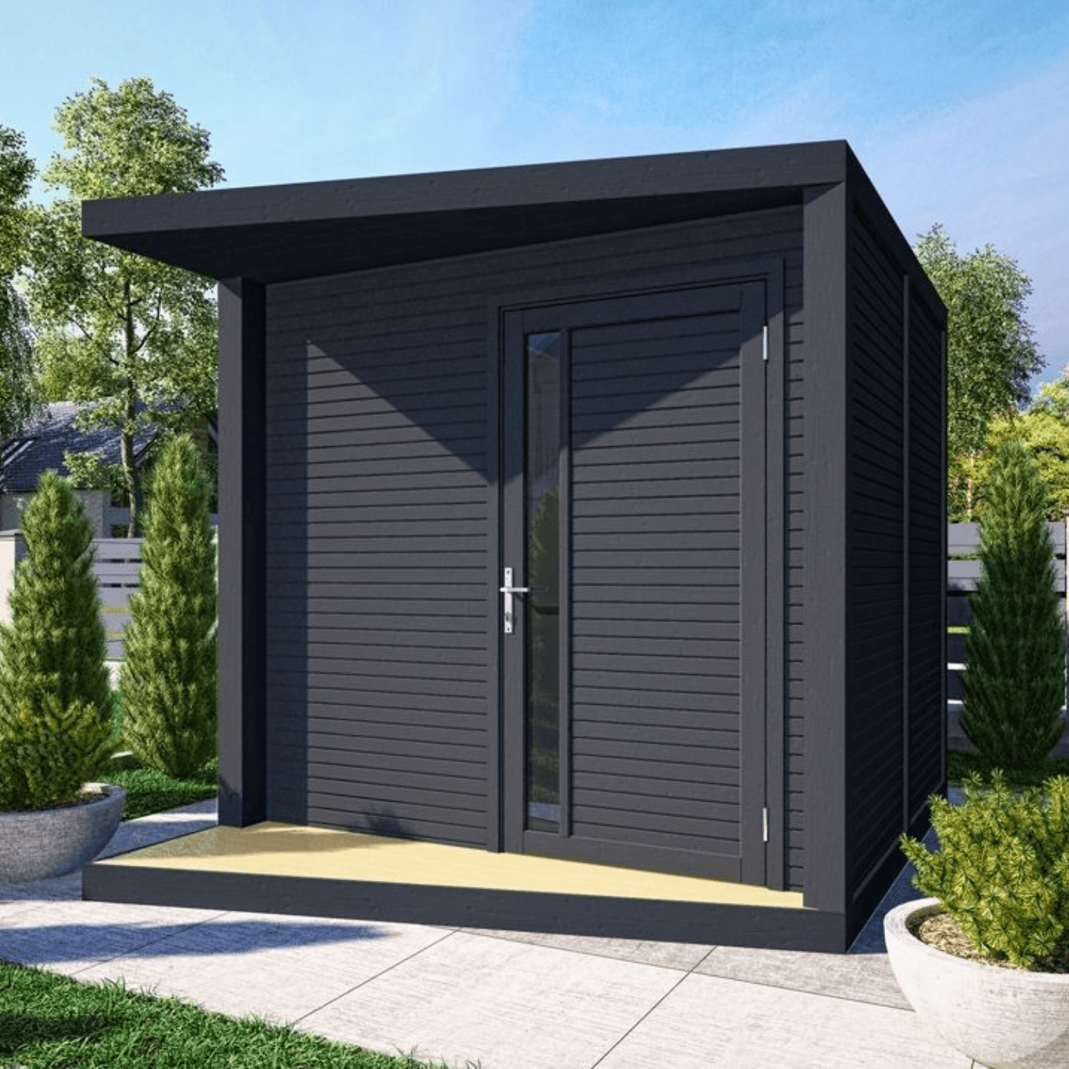 Abri de Jardin Moderne – 7.1 m2 – Finition Haut de Gamme- Prix usine – DESTOCKAGE